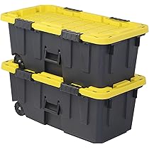 VAULTROOM CONTAINER BLK　50L Sterilite 50 Gal. Stacker Box 14794K03 - The Home Depot